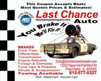 Last Chance Auto Repair For Cars Trucks - (815)577-0327